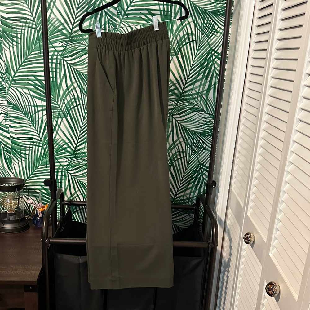 Tribal Olive Green Women's Trousers